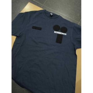 T-SHIRT DOS BOMBEIROS ESTAMPADA C/ OS 4 VELCROS