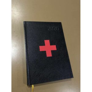 AGENDA 2026 TAMANHO A5 COM A CRUZ VERMELHA