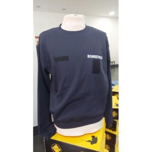 SWEAT ESTAMPADA COM EMBLEMA DA INEM