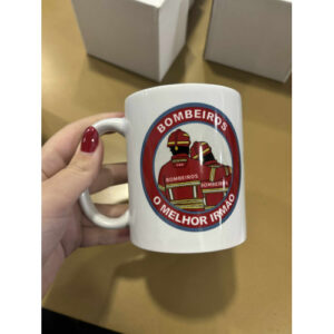 CANECA BOMBEIROS O MELHOR IRMÃO COM FRASE E NOME