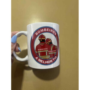 CANECA BOMBEIROS A MELHOR TIA COM FRASE