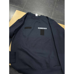 SWEAT DOS BOMBEIROS ESTAMPADA COM EMBLEMA DE SOCORRISTA