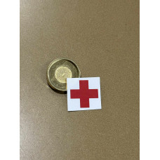 PIN REDONDO CRUZ VERMELHA