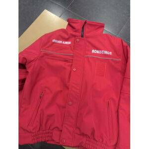 BLUSÃO OFICIAL DOS BOMBEIROS PERSONALIZADO COM NOME E VELCROS PARA DIVISA E NOME