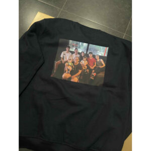 SWEAT ESTAMPADA COM LOGÓTIPO/ IMAGEM NAS COSTAS