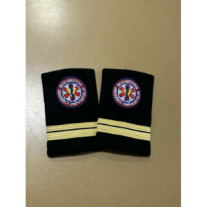 PAR DE PASSADORES BORDADO COM BOLACHA DE EMERGÊNCIA PRÉ-HOSPITALAR