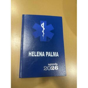 AGENDA 2026 COM EMBLEMA DA INEM E NOME