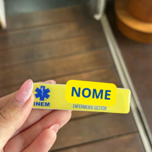 PLACA VITRIFICADA INEM C/NOME E CATEGORIA