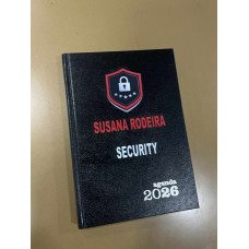 AGENDA 2026 TAMANHO A5 COM EMBLEMA CADEADO