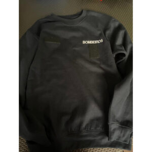 SWEAT BORDADA DOS BOMBEIROS - LETRAS S/REBORDO BRANCO