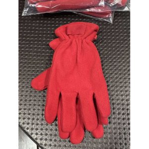 LUVAS POLARES VERMELHAS LISAS