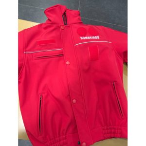 BLUSÃO OFICIAL DOS BOMBEIROS PERSONALIZADO COM 6 VELCROS