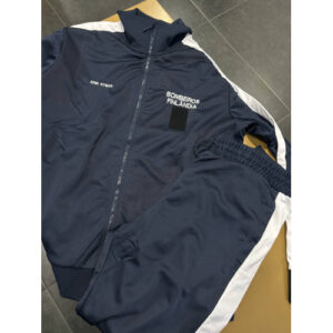 FATO DE TREINO AZUL COM NOME E PAÍS BORDADO FRENTE E COSTAS