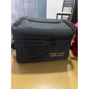 LANCHEIRA PERSONALIZADA COM NOME E NÚMERO NINJA ESTAMPADO A DOURADO