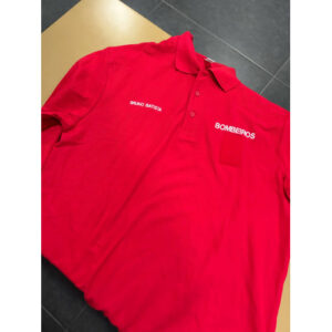 POLO DE MANGA CUMPRIDA DOS BOMBEIROS BORDADO COM NOME C/VELCRO