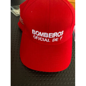 BONÉ BOMBEIROS OFICIAL DE 1A COM NOME E DIVISA