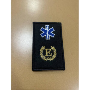 DIVISA VELCRO BORDADA ESPECIALISTA COM EMBLEMA DA INEM