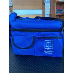 LANCHEIRA COM EMBLEMA DO MINISTÉRIO PÚBLICO E NOME