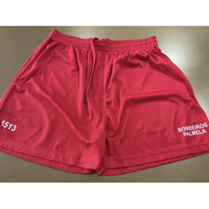 CALÇÃO ESTAMPADO COM CORPORAÇÃO NUMA PERNA E NA OUTRA LEVA NÚMERO