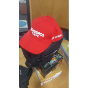 BONÉ BOMBEIROS CHEFE COM DIVISA E NOME