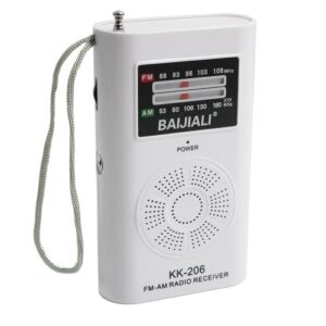 RÁDIO PORTÁTIL BAIJIALI KK-206