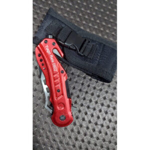 NAVALHA COM NOME E NÚMERO - PARA BOMBEIROS C/BOLSA