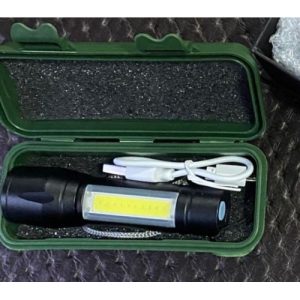 MINI LANTERNA TÁTICA COM CARREGAMENTO USB