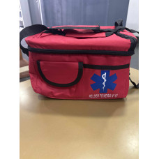 LANCHEIRA COM EMBLEMA DA INEM A AZUL