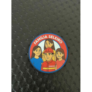 BOLACHA BOMBEIROS FAMÍLIA C/4 PESSOAS E NOME