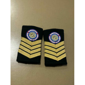 PAR DE PASSADORES BORDADO COM BOLACHA DE EMBARCAÇÃO DE SOCORRO