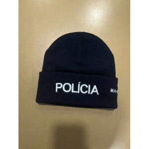GORRO BORDADO COM POLÍCIA E NOME DE LADO