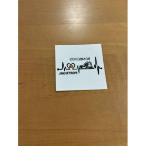 AUTOCOLANTE BOMBEIROS PORTUGAL - COLAR POR DENTRO