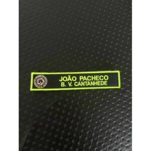 NOME BORDADO DE VELCRO C/MEDIDAS 15CM X 2CM C/ EIP