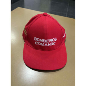 BONÉ BOMBEIROS COMANDO COM DIVISA DE ADJUNTO E NOME