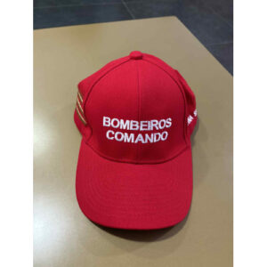 BONÉ BOMBEIROS COMANDO COM DIVISA DE COMANDANTE E NOME