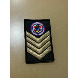 DIVISA VELCRO BORDADA COM BOLACHA DE GRANDE ÂNGULO