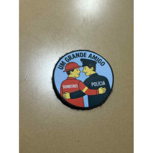 BOLACHA BOMBEIROS MELHOR AMIGO C/ 2 HOMENS - POLÍCIA MODELO 2