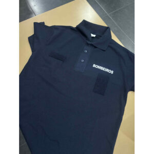 POLO DE MANGA CURTA DOS BOMBEIROS ESTAMPADO COM BOLACHA DA EIP