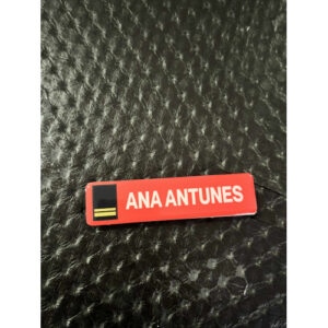 PLACA VITRIFICADA C/NOME E DIVISA DE LADO