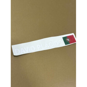 NOME AUTOCOLANTE COM BANDEIRA PORTUGAL