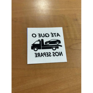 AUTOCOLANTE DO REBOQUE - COLAR POR DENTRO