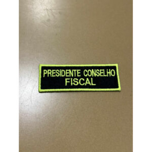 NOME BORDADO DE VELCRO PARA PRESIDENTE