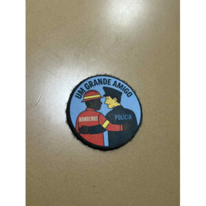 BOLACHA BOMBEIROS MELHOR AMIGO C/ 2 HOMENS - POLÍCIA MODELO 1