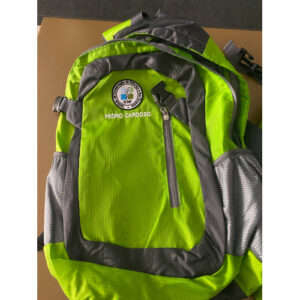 MOCHILA BORDADA COM BOLACHA ICNF E NOME