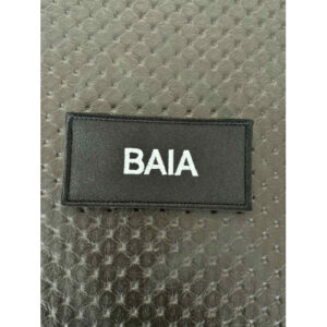 NOME BORDADO DE VELCRO C/MEDIDAS 10