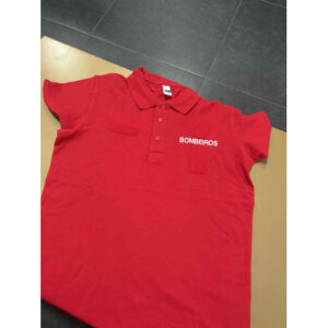 POLO DE MANGA CURTA BORDADO DOS BOMBEIROS C/ OS 3 VELCROS
