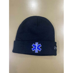 GORRO BORDADO COM EMBLEMA DA INEM E DELEGAÇÃO CVP