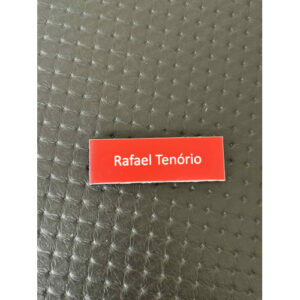 NOME DE PVC (PLÁSTICO) COM VELCRO