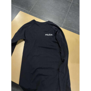 CAMISOLA TÉRMICA BORDADA POLÍCIA APENAS NA FRENTE