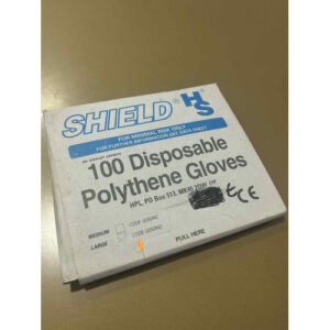 PACK DE 100 LUVAS DESCARTÁVEIS DE POLIETILENO